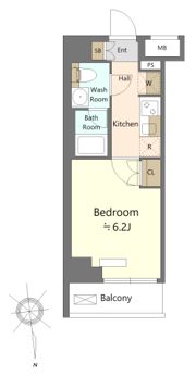 SHOKEN Residence川崎大師の間取り画像