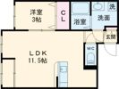 HKレジデンス嘉島Northの間取り画像