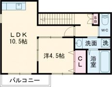 ソレイユビセレクト法蓮町Ⅰの間取り画像