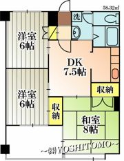 エバーグレース543の間取り画像