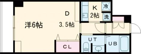 CUBO松陰の間取り画像