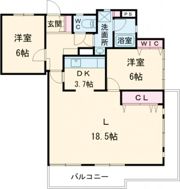 ライオンズマンション芦屋西の間取り画像