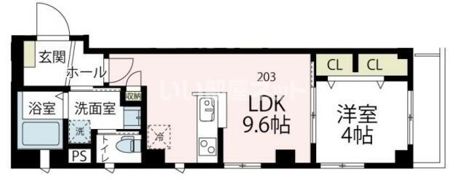 クリザンテム中幸町の間取り画像