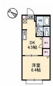 ディアスタウン A棟の間取り画像