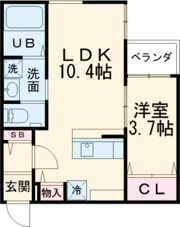 ガロンヌ上所上の間取り画像