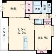 Niceマンション九品寺熊大医学部前の間取り画像
