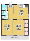 グリーンビュー小原 A棟の間取り画像