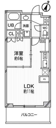 ドゥーエ大宮の間取り画像