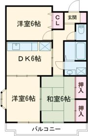 アイックス今泉の間取り画像