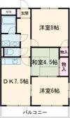 メゾンボヌールの間取り画像