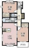 リヴェールⅡCの間取り画像