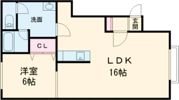 ラムーナ北浜の間取り画像