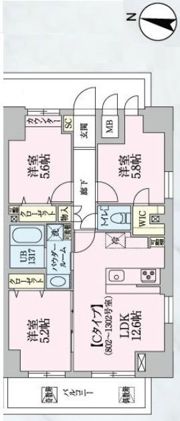 アーバン スカイライン 大宮の間取り画像