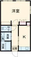 ハイタウンすみれの間取り画像