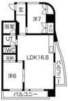 あさひレジデンス大友の間取り画像
