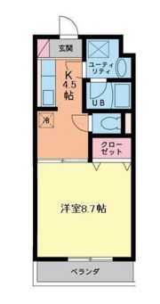 アルエット1の間取り画像