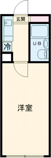 ハイツ向陽の間取り画像