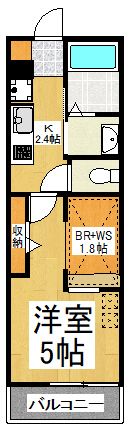 ヴィラージュの間取り画像