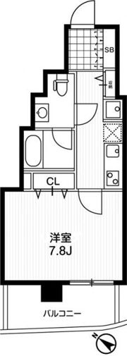 アーバンフラッツ町田の間取り画像