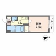 シャーメゾン オーク八戸ノ里の間取り画像