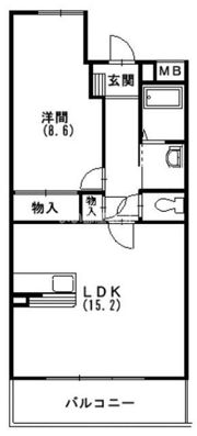 アムール住吉の間取り画像
