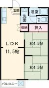 石津ハイツの間取り画像