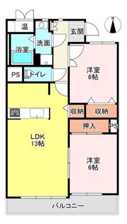 レジデンス一宮の間取り画像