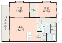 L’s 2の間取り画像