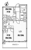 ドゥーエ大宮の間取り画像