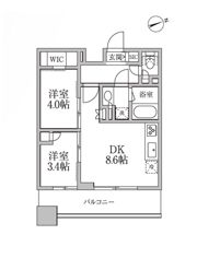 レジディア新御徒町Ⅱの間取り画像