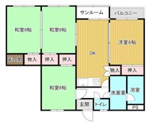 繁久寺ハイツの間取り画像