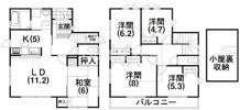 青山貸家の間取り画像