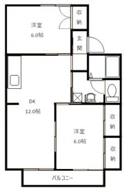 後藤ハイツ Bの間取り画像