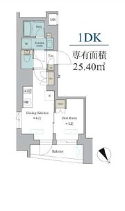 Brillia ist 門前仲町の間取り画像