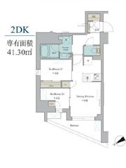 Brillia ist 門前仲町の間取り画像
