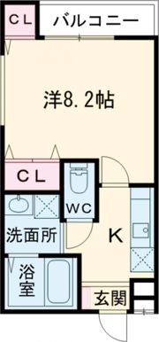 フジパレス新金岡Ⅴ番館の間取り画像