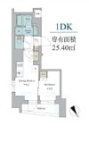 Brillia ist 門前仲町の間取り画像