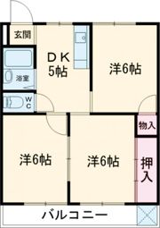 コーポさわやかⅡの間取り画像