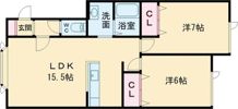 クレア花園の間取り画像