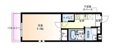 フジパレス湊駅南の間取り画像