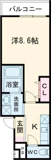 フジパレス新金岡Ⅴ番館の間取り画像