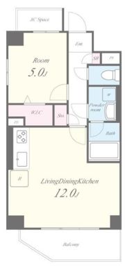 While 椿の間取り画像