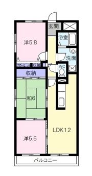 ピュアライフ駅部田の間取り画像