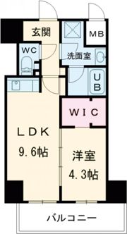 ハイラインⅤの間取り画像