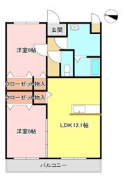 コーンハイツIIの間取り画像
