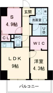 ハイラインⅤの間取り画像