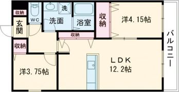 仮称)上島町B棟の間取り画像