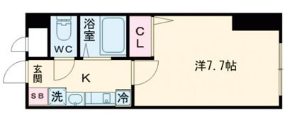 プレステージ伏石の間取り画像