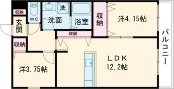 仮称)上島町B棟の間取り画像