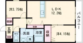 グリーンカーサⅠの間取り画像